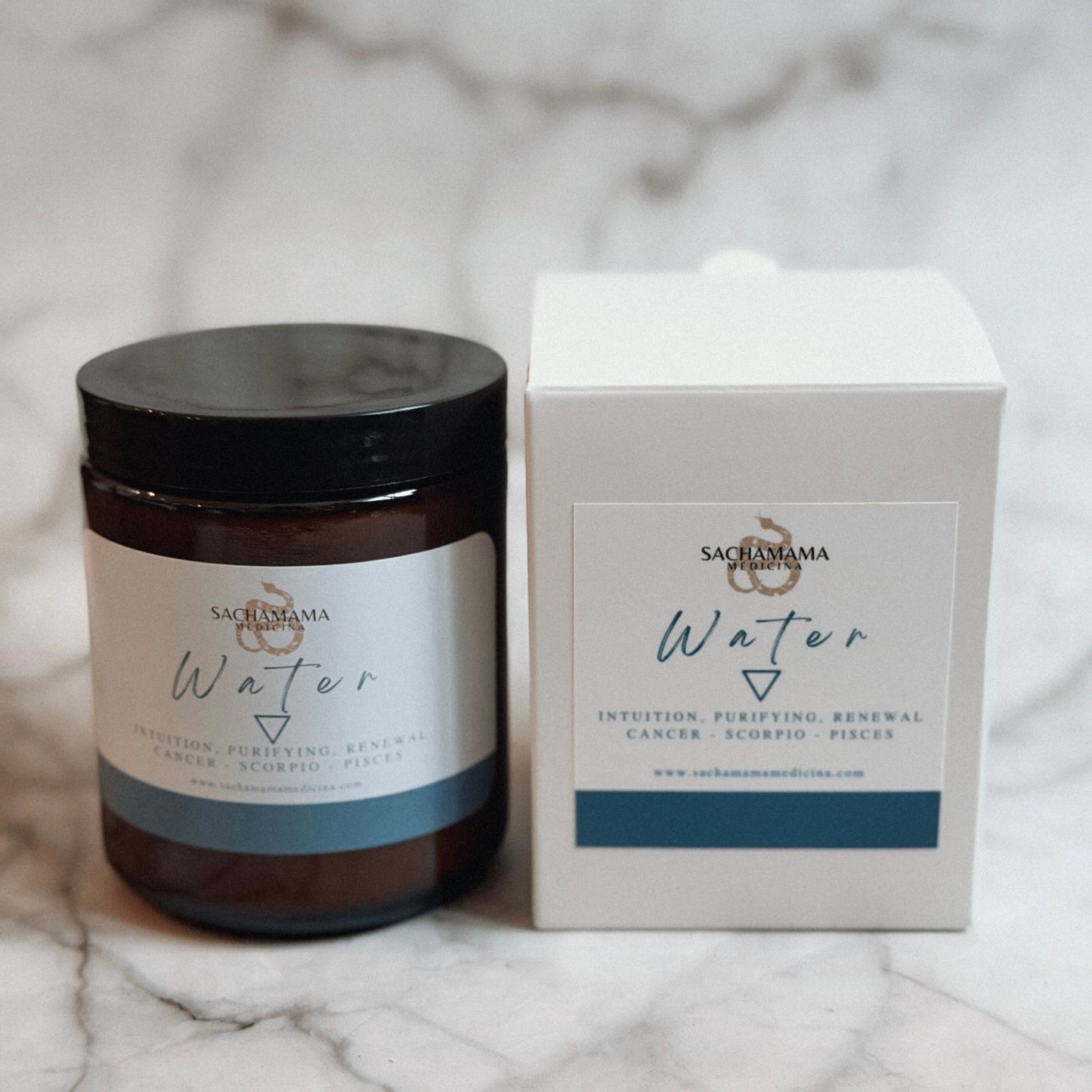 Water Sacred Elements Soy Candle