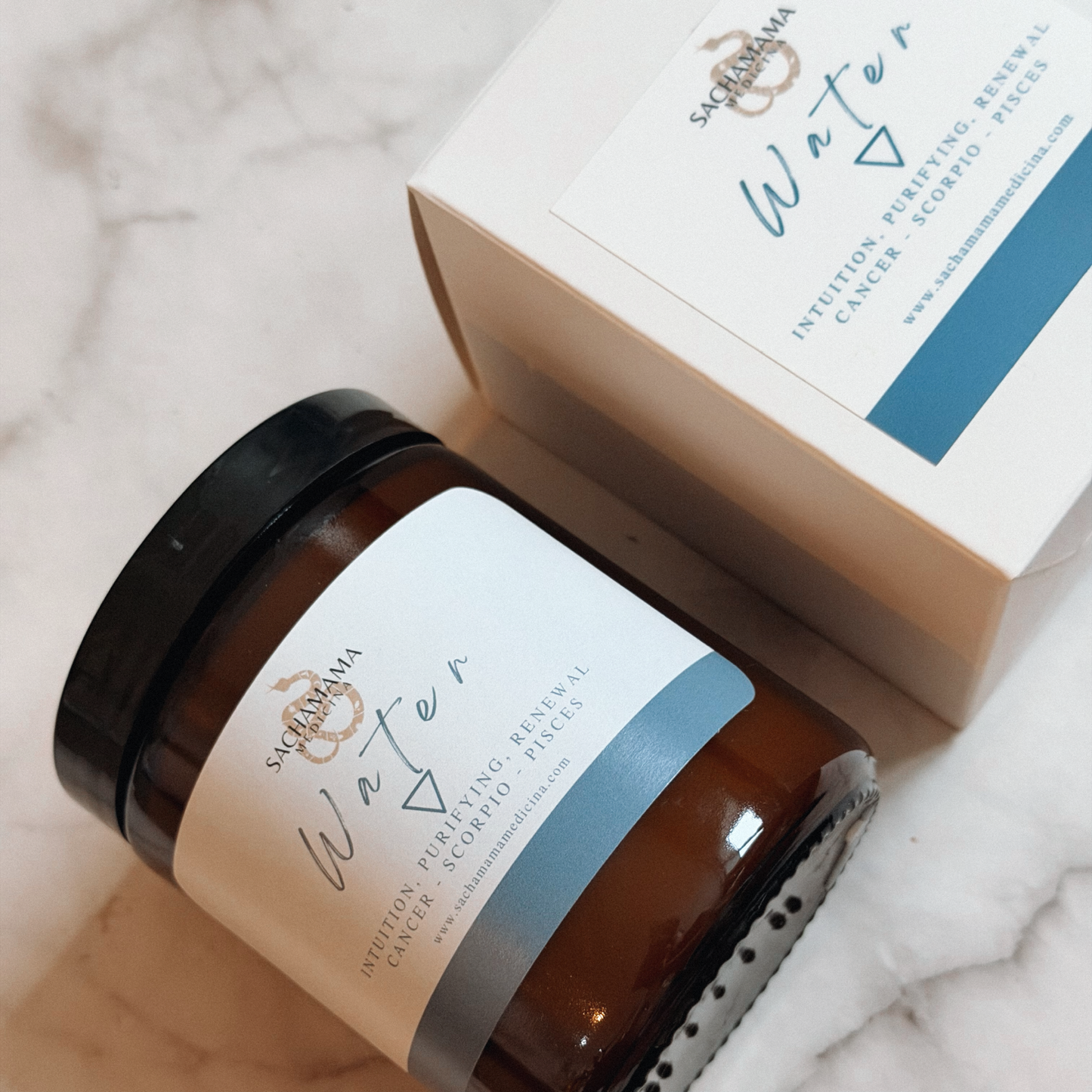 Water Sacred Elements Soy Candle